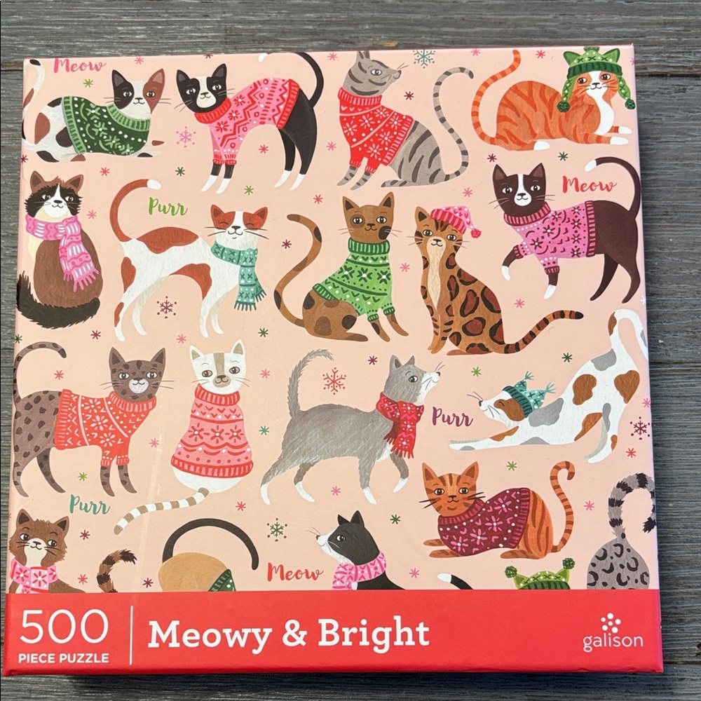 Meowy & Bright Cat Puzzle - 500 Pieces